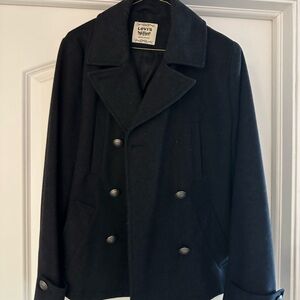 Levi's women’s dark grey Peacoat